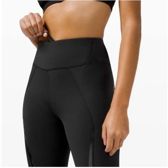 Lululemon Gloss Trim Run Super High-Rise Crop - Picture 4 of 8